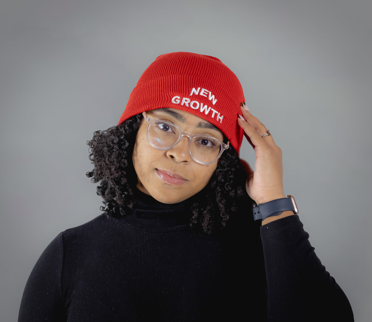 New Growth Cuffed Beanie - NEW GROWTH ESSENTIALS