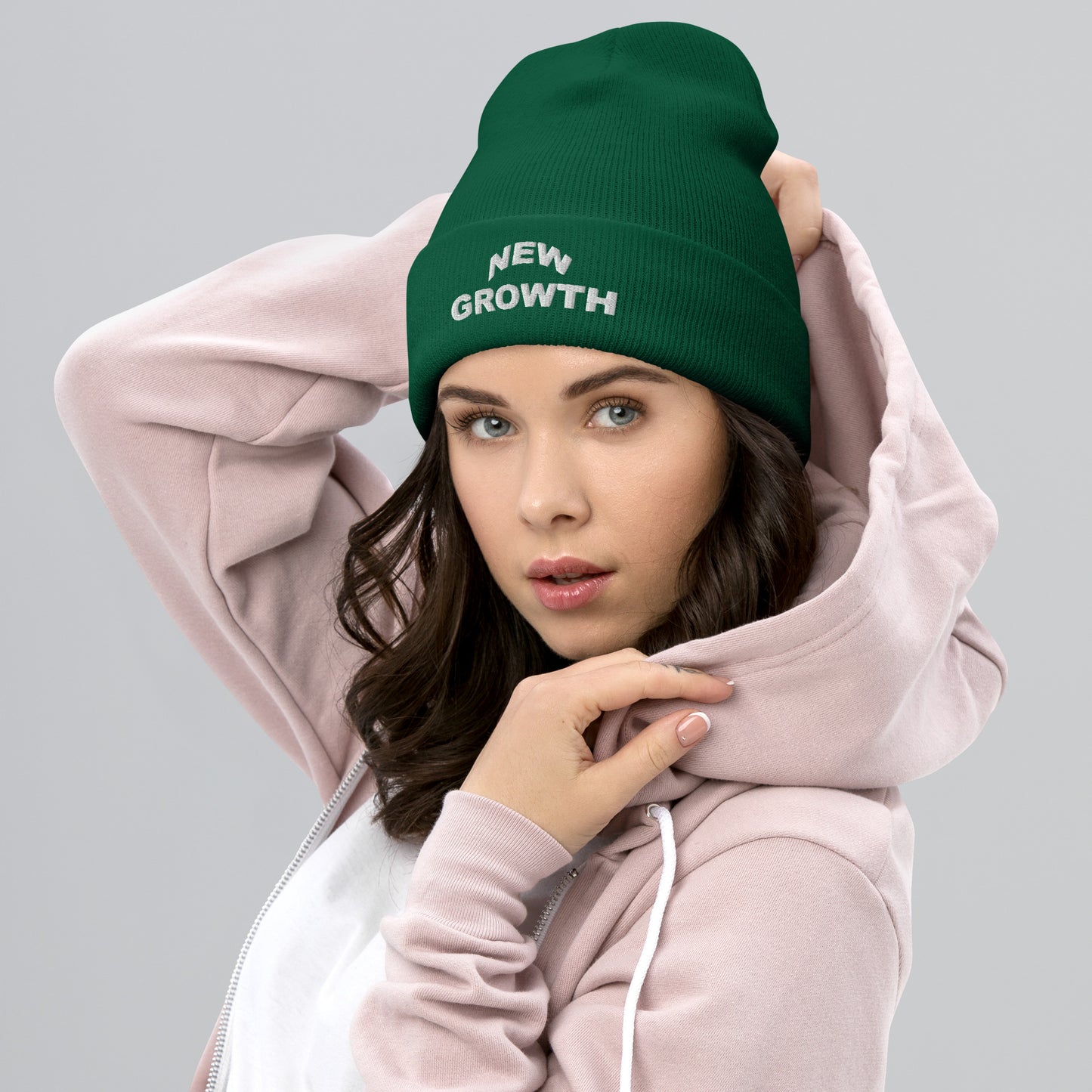 New Growth Cuffed Beanie - NEW GROWTH ESSENTIALS
