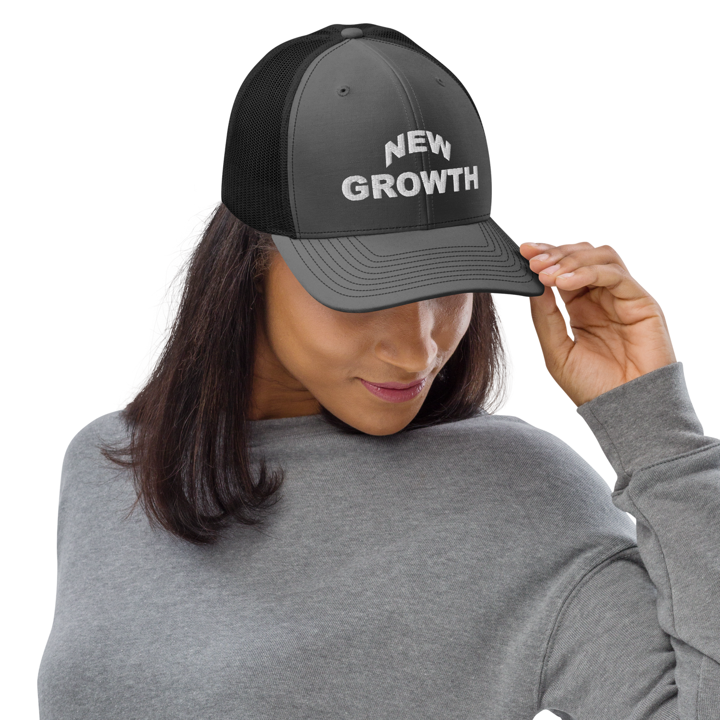 New Growth Trucker Cap - NEW GROWTH ESSENTIALS