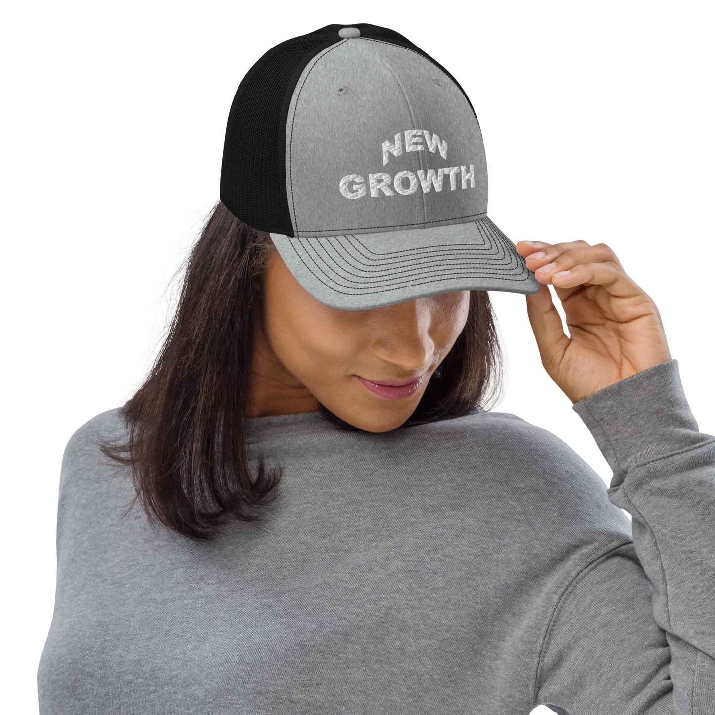 New Growth Trucker Cap - NEW GROWTH ESSENTIALS