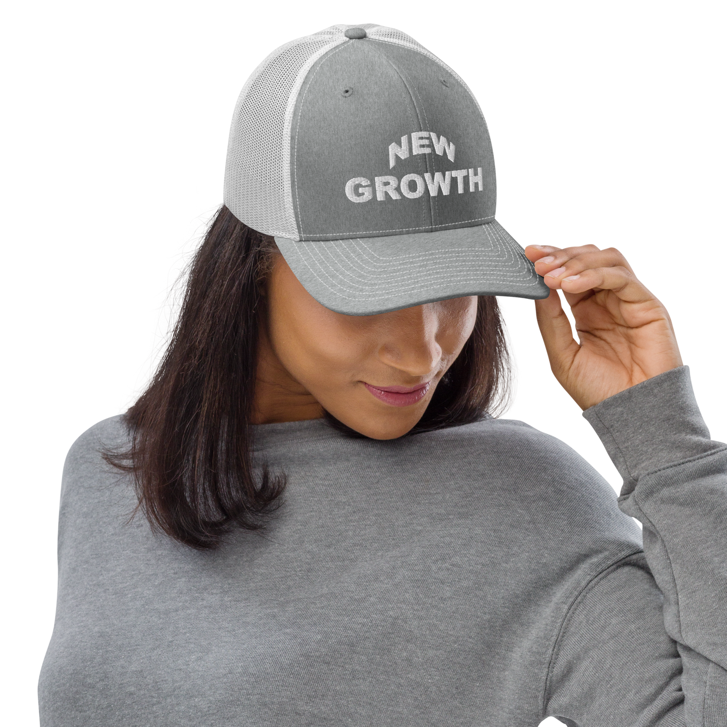 New Growth Trucker Cap - NEW GROWTH ESSENTIALS