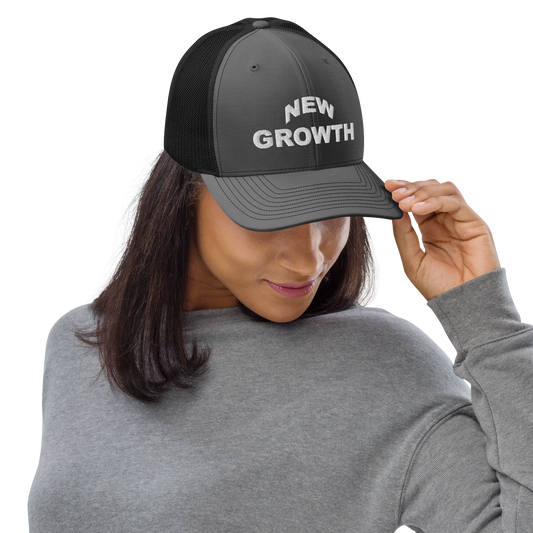 New Growth Trucker Cap - NEW GROWTH ESSENTIALS 